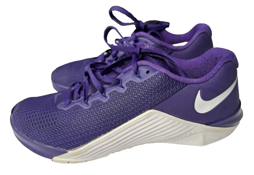 NIKE METCON 5 Court Purple Mens Training Shoes Sz. 8.5 AQ1189-590 EUC Unisex